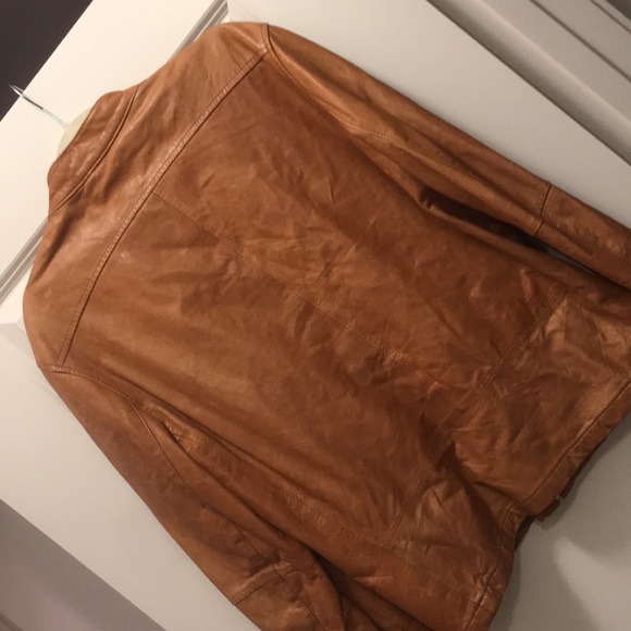 Light brown Michael Kors leather jacket - Picture 3 of 3